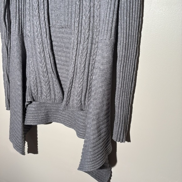 Autumn Cashmere Cabled Rib Drape Cardigan - Picture 5 of 10